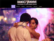 Tablet Screenshot of dancengroovedjs.com